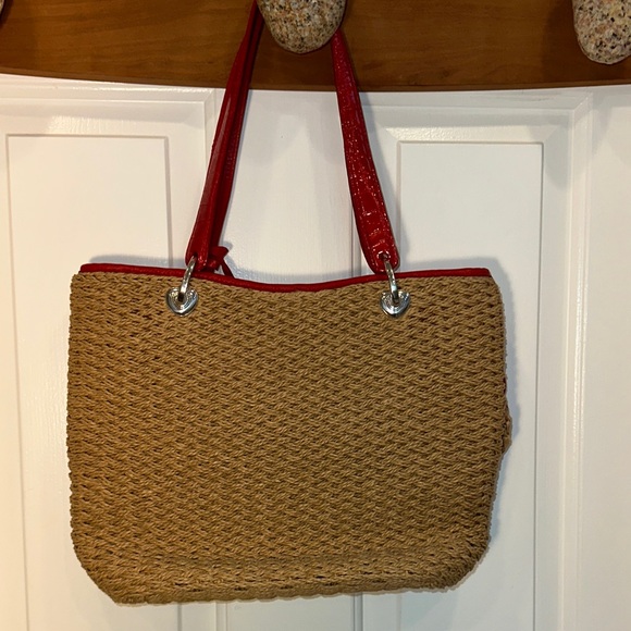 Brighton Woven Straw Flower Shoulder Bag - Picture 4 of 9